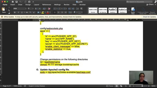 Al's Laravel websocket installation and SSL configuration смотреть онлайн