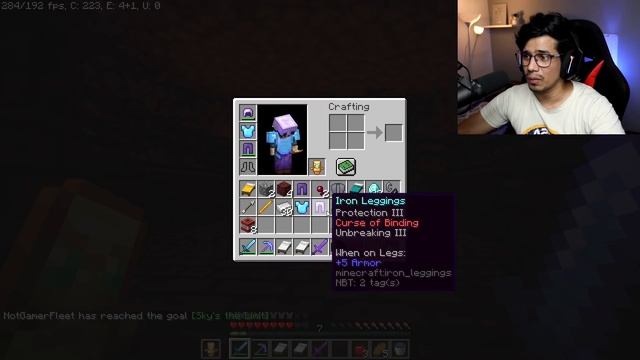 Beating Minecraft But YouTubers Are Mobs смотреть онлайн