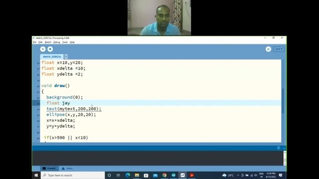 Ping Pong Game using Processing software