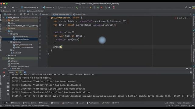 Приложение Todo на Flutter для работы с Гугл таблицами (Google Sheets) Часть 1