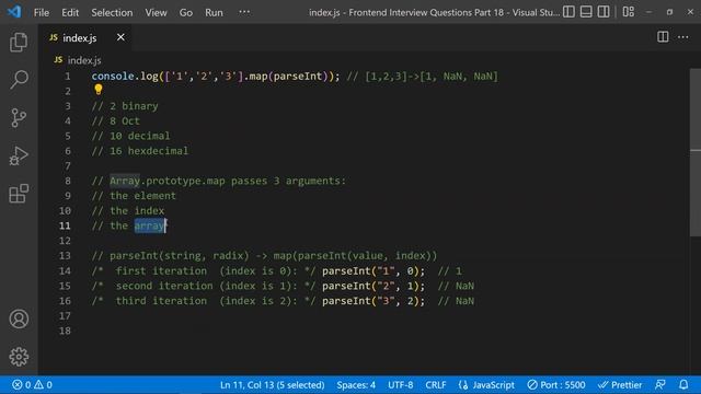 JavaScript Tricky map Interview Question
