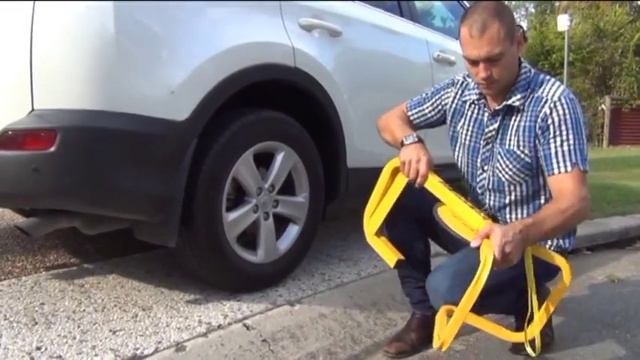 Механический блокиратор колёс для автомобиля смотреть онлайн