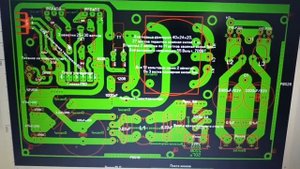 Усилитель звука на транзисторах 2sc5200/2sa1943. И импульсный блок питания для усилителя звука.