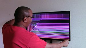 How To Fix Cracked Or Broken Tv Screen Without Replacing The Screen Ep11 Skrin TV Retak Atau Pecah