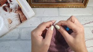 МК Шапочка Резинка из Пуха норки спицами. Легкая в две нити. Расход 80 грамм.