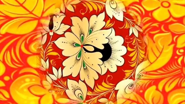Футаж 2012. Хоровод в русском народном стиле.