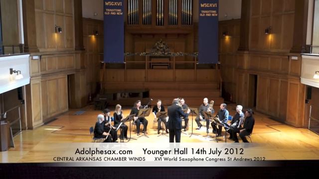 WSCXVI CENTRAL ARKANSAS CHAMBER WINDS Double Concerto for Saxophone and Tuba by Walter S Hartley смотреть онлайн