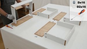 Инструкция по сборке. Комод Tokio 2D4S