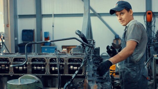 Ремонт ДВС Scania DC13 \ Scania DC13 Engine Repair