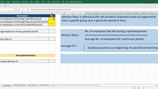 Attrition Rate Explanation, Formula and Calculation || Employee Attrition смотреть онлайн