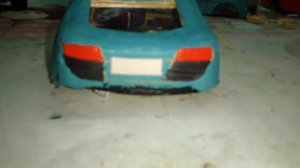 Ауди р8 из пластелина