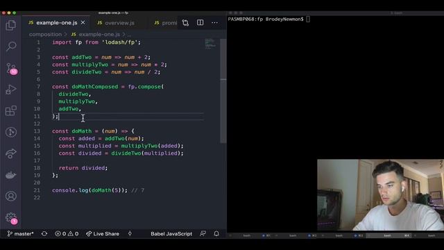 Functional Programming in JavaScript Part 4 - Function Composition смотреть онлайн