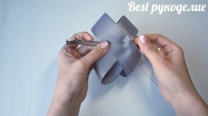 Большой нарядный бант из ленты 4 см. Мастер-класс / DIY