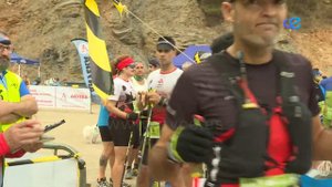 Pedro Romero y Laura Ramos, ganadores de la III Anyera Nordic Walking