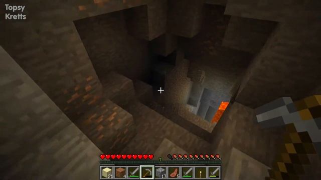 Minecraft #5 Добыча угля и железной руды Хитрости с водой Создание железных инструментов смотреть онлайн