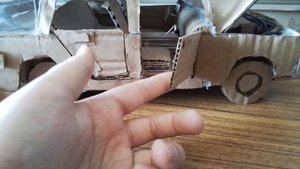 видео обзор на мои машины из картона своими руками