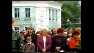 Russia Anthem Wreath Ceremony In Glubokii May,9 2001