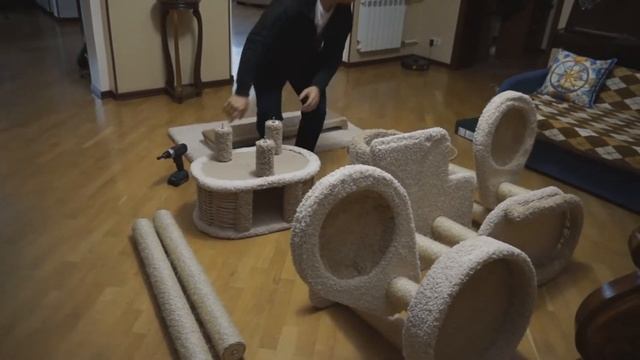 СБОРКА КОМПЛЕКСА ДЛЯ КОШЕК  “БЛУША”