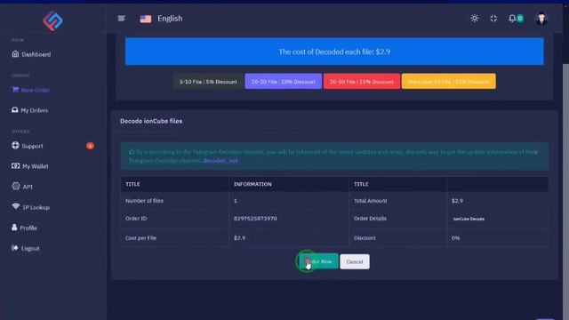 ionCube decoder PHP 5.6~8.2 - Online смотреть онлайн
