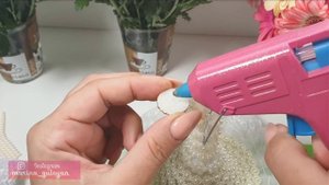 Свадебный букет на портбукете из живых цветов Wedding bouquet✔ Marine DIY Guloyan✔