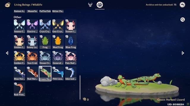 Green Horned Lizard Genshin Impact Locations смотреть онлайн