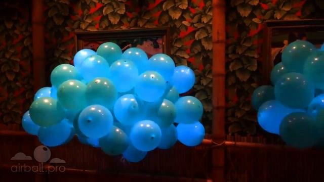 Ассортимент светящихся шаров от Airball.pro смотреть онлайн