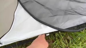 Самая доступная 2-х комнатная палатка с тамбуром art-1455