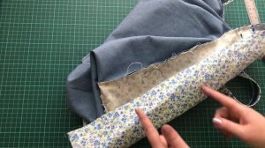 Совместный проект «Лоскутная сумка-незабудка»