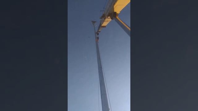Монтаж мачты освещения 30 метров смотреть онлайн