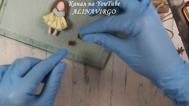 Мастер-класс: Брошка Девочка из полимерной глины FIMO/ polymer clay tutorial