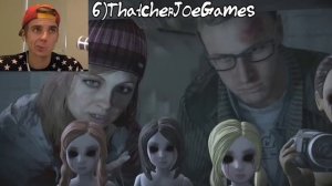 "Реакции Летсплейщиков" на Страшную Куклу из Until Dawn