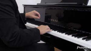 Yamaha N1X Avant Hybrid Upright Piano Overview Video and Demo Playing Examples | Popplers Music