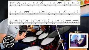 Opening Tokyo Ghoul - Unravel - Drum Tutorial Lesson