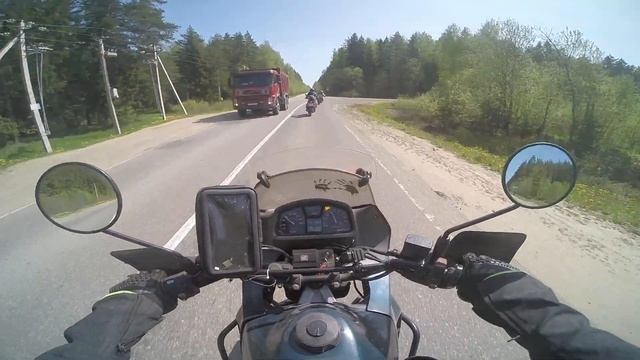 4ч. Прохват на турэндуро втроём. Отснял мотоциклы.