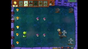 Растения против зомби - уровни 2-1 -2-2