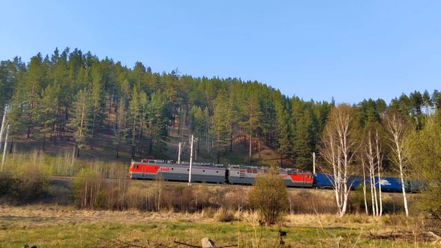 Грузовые поезда на Транссибе. Freight trains on the Trans–Siberian Railway (часть 31)