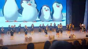 Пингвины .Мадагаскар. Танец группы"'Тутти Фрутти"