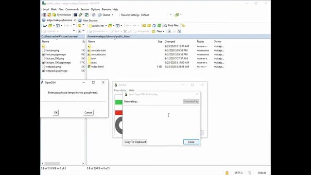 Login to your website/server via WinSCP using SSH key pairs. Avoid using passwords, repeatedly. смотреть онлайн