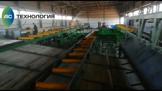 Лесопильная линия на базе станков Akkuslar производительностью 300 м.куб пиловочника в смену смотреть онлайн