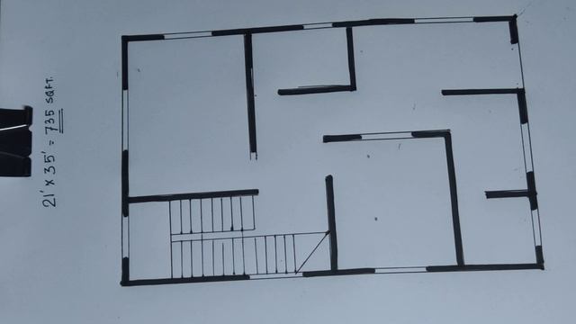 735 sqft house design II 21 x 35 house plan II home design II 21 x 35 ghar ka naksha смотреть онлайн