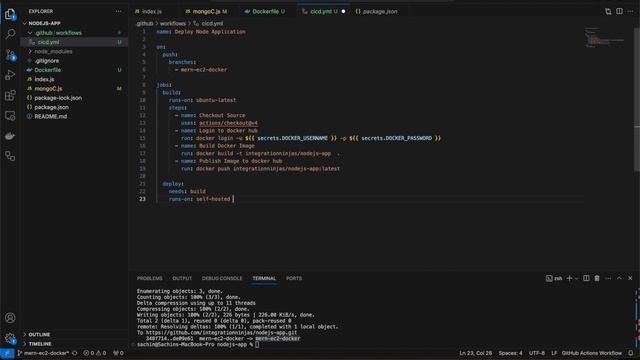 Deploy MERN Stack App On AWS EC2 Using GitHub Actions