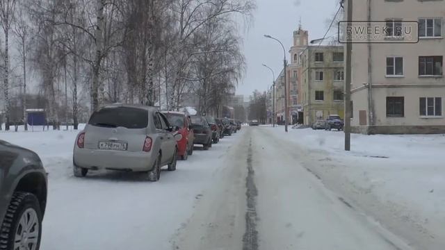 Уборка дорог улица Чкалова в Рыбинске смотреть онлайн