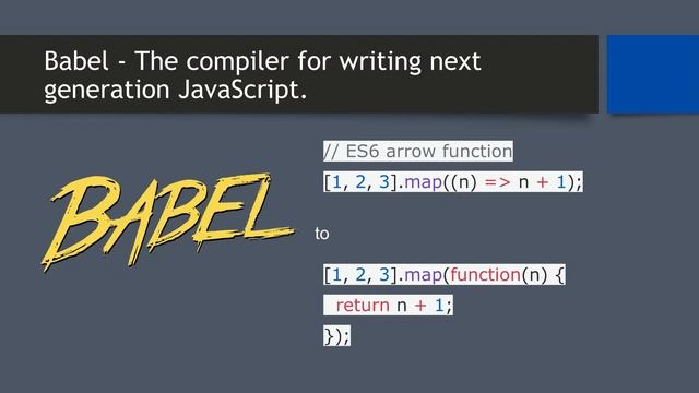 JavaScript ES6 - Introduction & Configuration - Step 1
