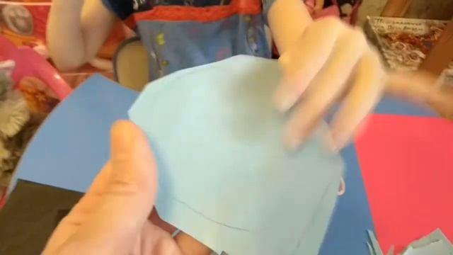 ❄?⛄Делаем рукавичку из бумаги.❄❄❄ Making a mitten out of paper. 11.02.2021