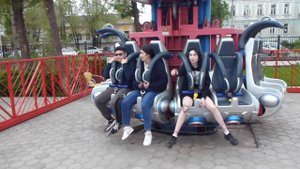 Аттракцион Башня свободного падения Оренбург парк Тополя