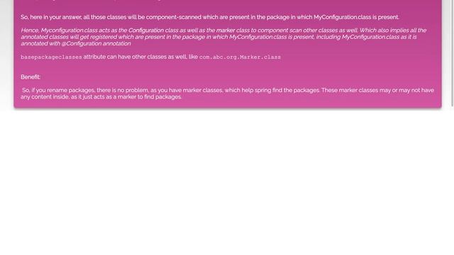 @ComponentScan with multiple configuration class : Annotation Based Configuration смотреть онлайн