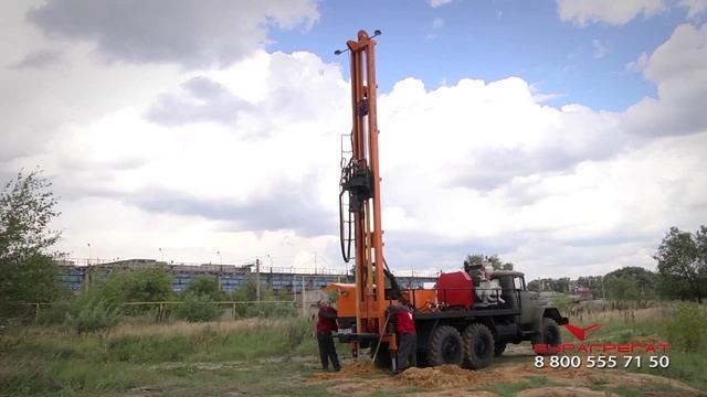 Буровая установка УРБ 2А2 на шасси ЗИЛ Испытания смотреть онлайн