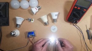 Ремонт светодиодной лампы. Восстановление лед лампочки.