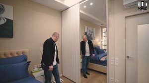 ШКАФ КУПЕ БЕЗ ВИДНЫХ НАПРАВЛЯЮЩИХ. ШКАФ КУПЕ С ВЕРХНЕПОДВЕСНОЙ СИСТЕМОЙ. #49