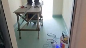 Фрезеровка и сварка коммерческого линолеума.